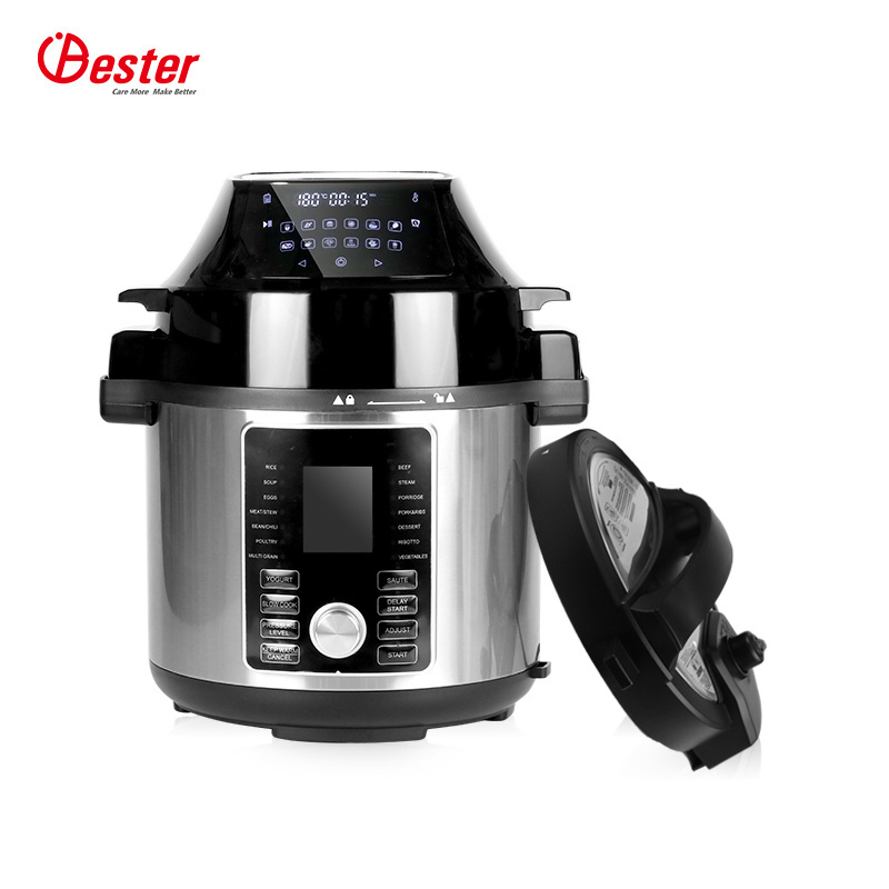 2 in 1 electrical digital air fryer pressure cooker