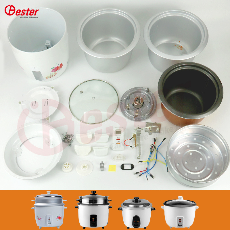 electric cooker spare parts stainless steel inner pot lid heating plate parts rice cooker