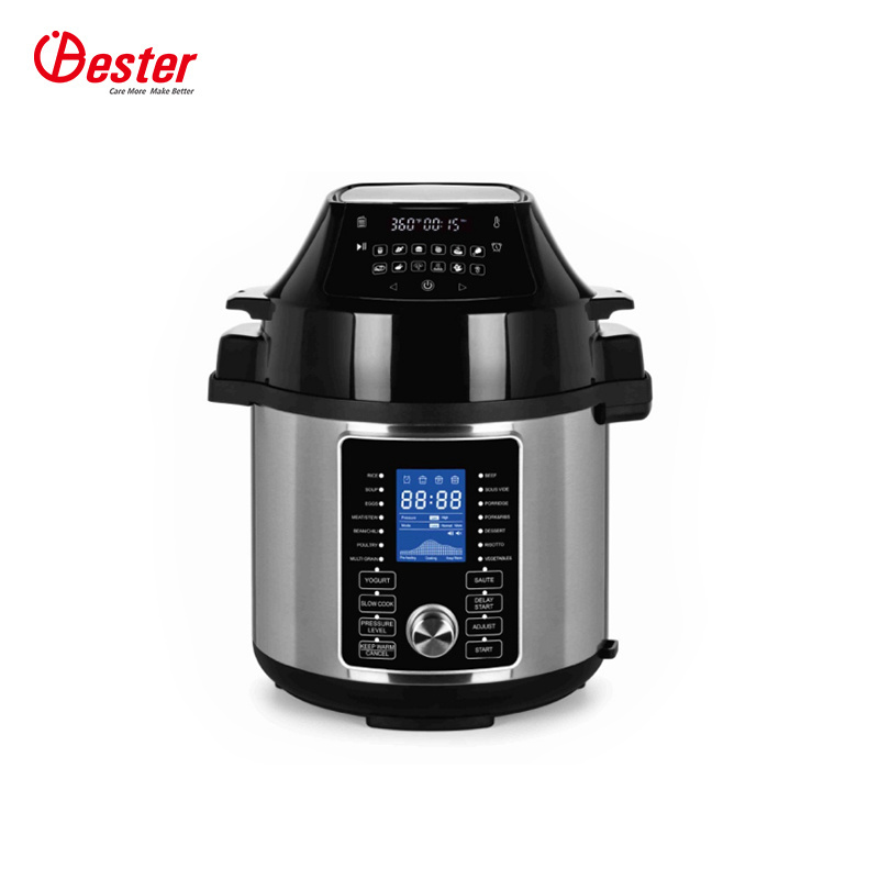 2 in 1 electrical digital air fryer pressure cooker