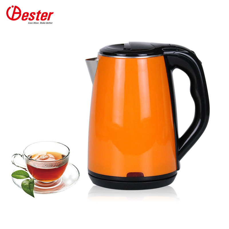 1.8l Jacketed Water tea Kettle Cool Touch Electric Keep Warm Double Wall Jug Kettle