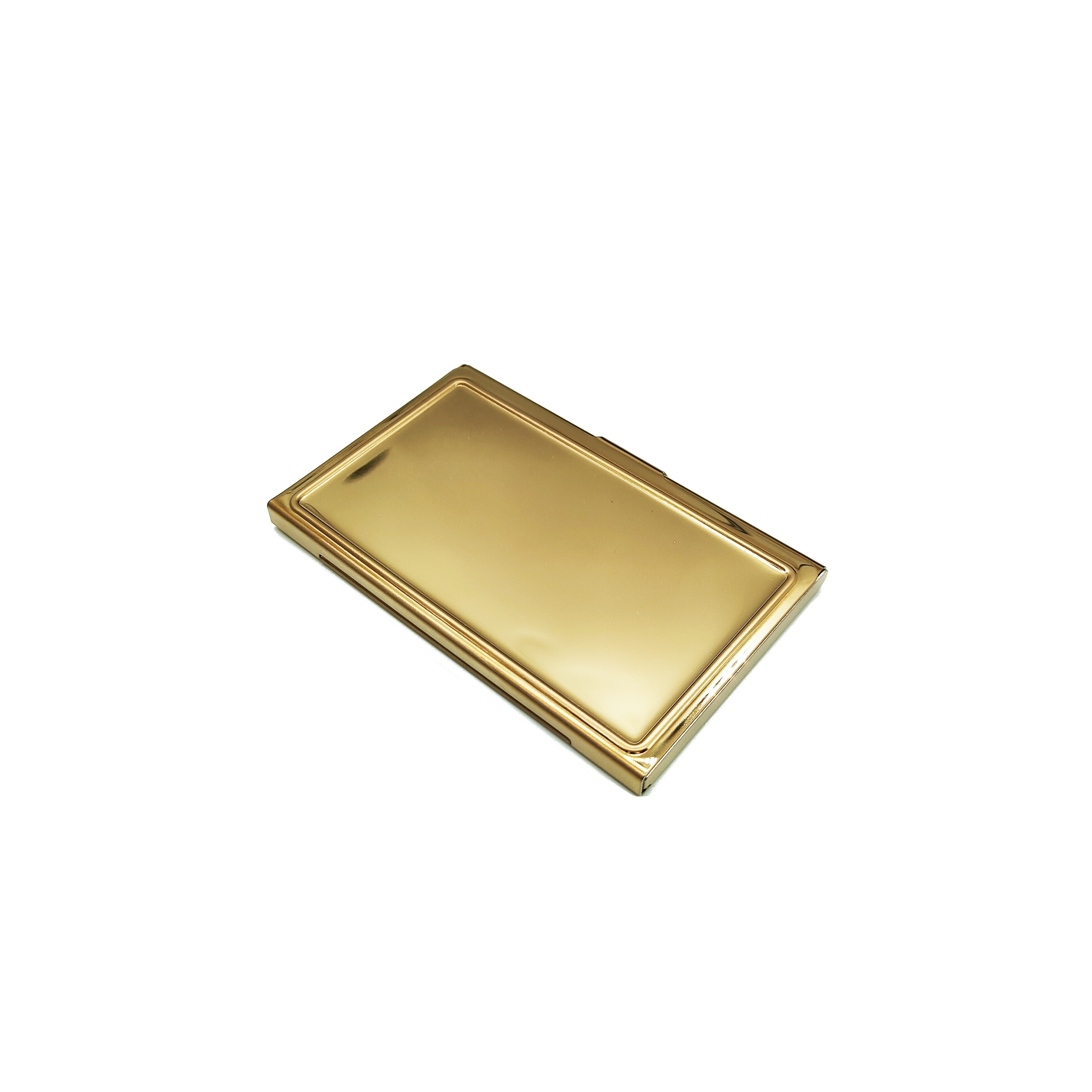 OEM Custom Metal Business Card Case NFC Golden Stainless Steel Aluminum Alloy Card Holder