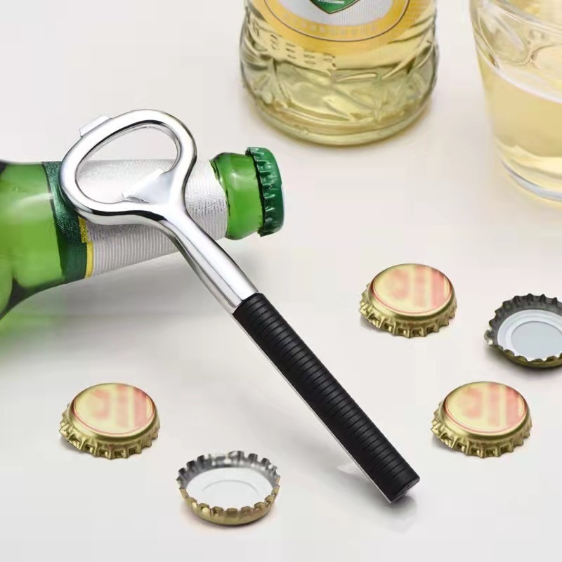 Beer Bar Accessories Heavy Duty Stainless Steel Flat Beer Bottle Openers For Kitchen