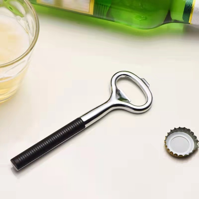 Beer Bar Accessories Heavy Duty Stainless Steel Flat Beer Bottle Openers For Kitchen