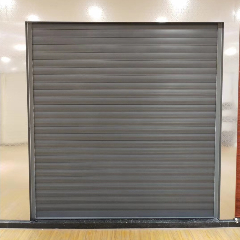 Remote control aluminum alloy rolling shutter door for outdoor shopping mall