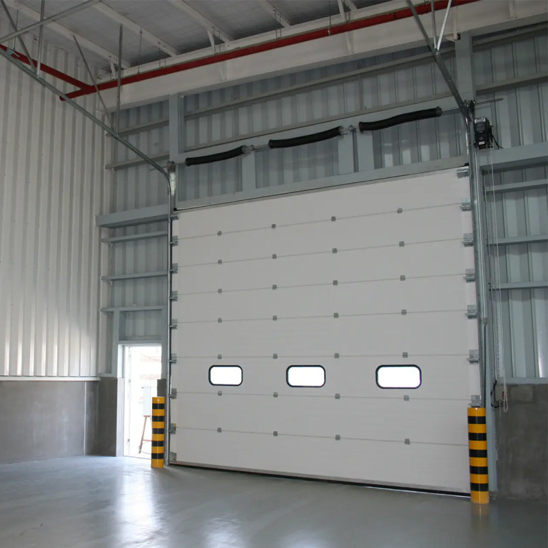 Logistics parkfactory warehouse industrial sliding door sectional lifting door