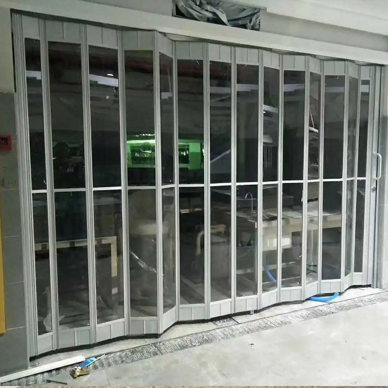 Wholesale price customize smart shop front door aluminum alloy pvc slats clear roller shutter door