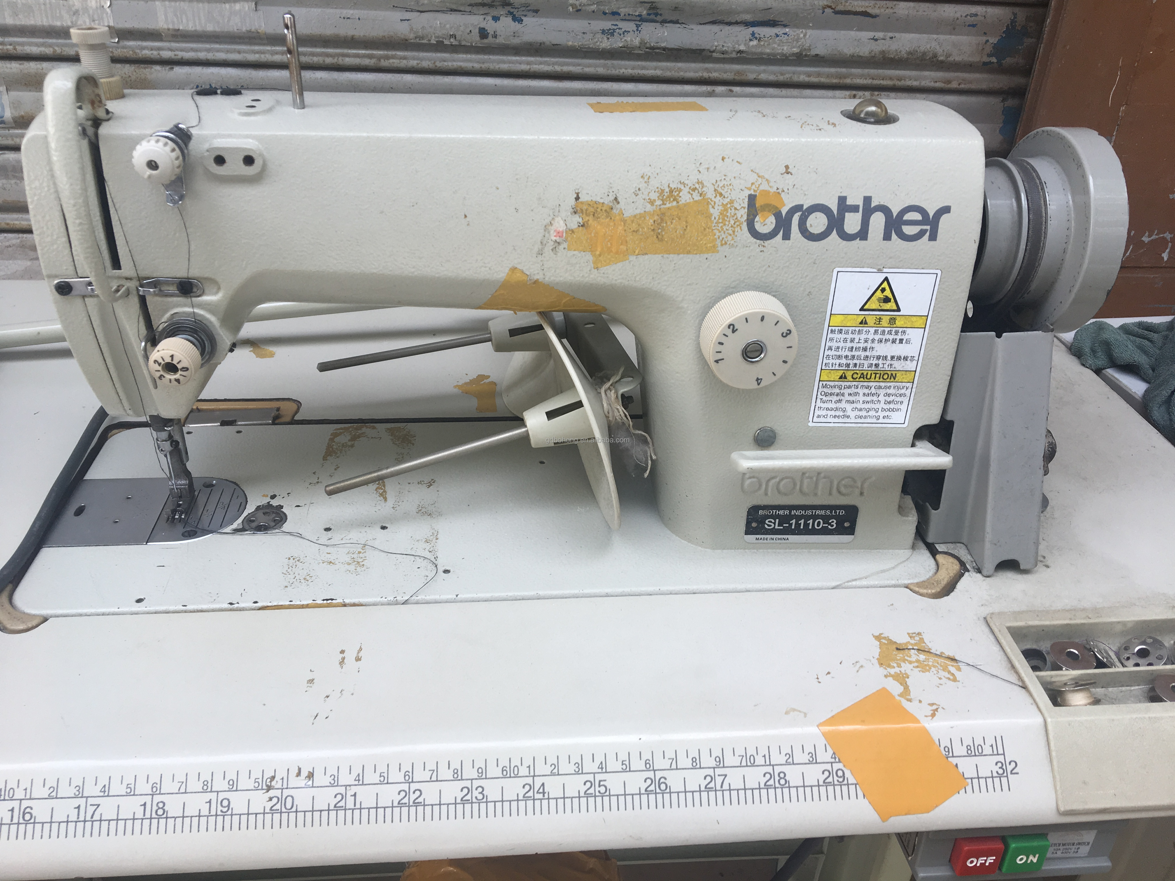 Used Japan Brand Brother 1110-SL Energy Saving 1-needle Lockstitch Industrial Sewing Machine