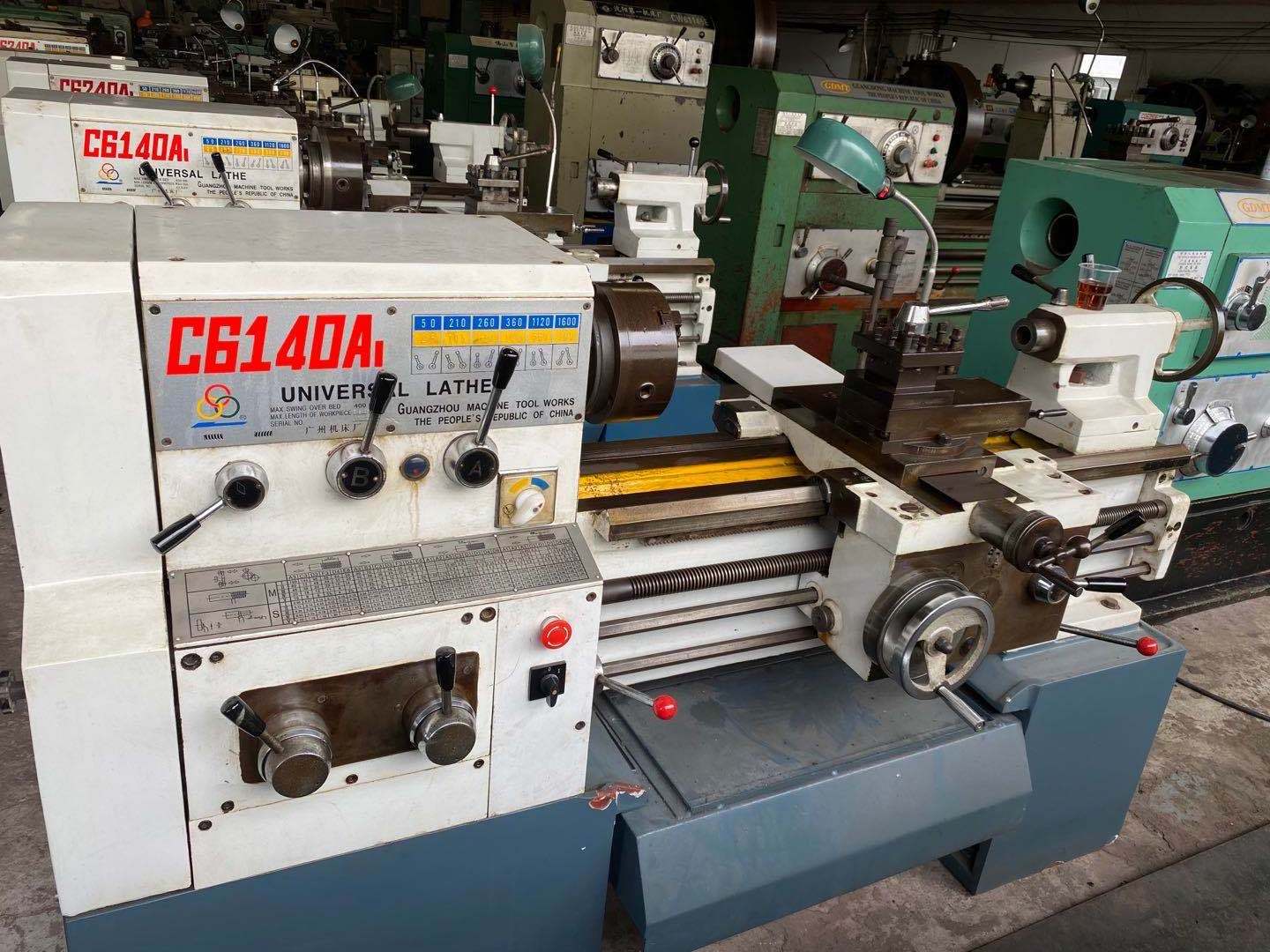 USED  C6140 bench lathe used automatic horizontal lathe table lathe machine