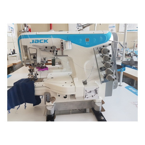 2024 Hot Selling SecondHand Jack K4 High Speed Computerized Cylinder Interlock Sewing Machine Splicing Sewing Machine Price