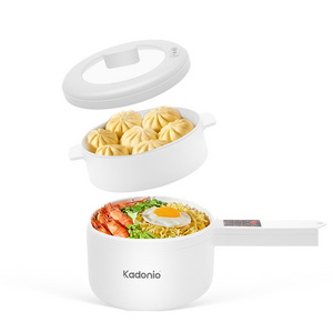 Kadonio Wholesale Smart Hot Pots Double Layer With Steamer Mini Household Frying Pan All-in-One Electric Cooking Pot