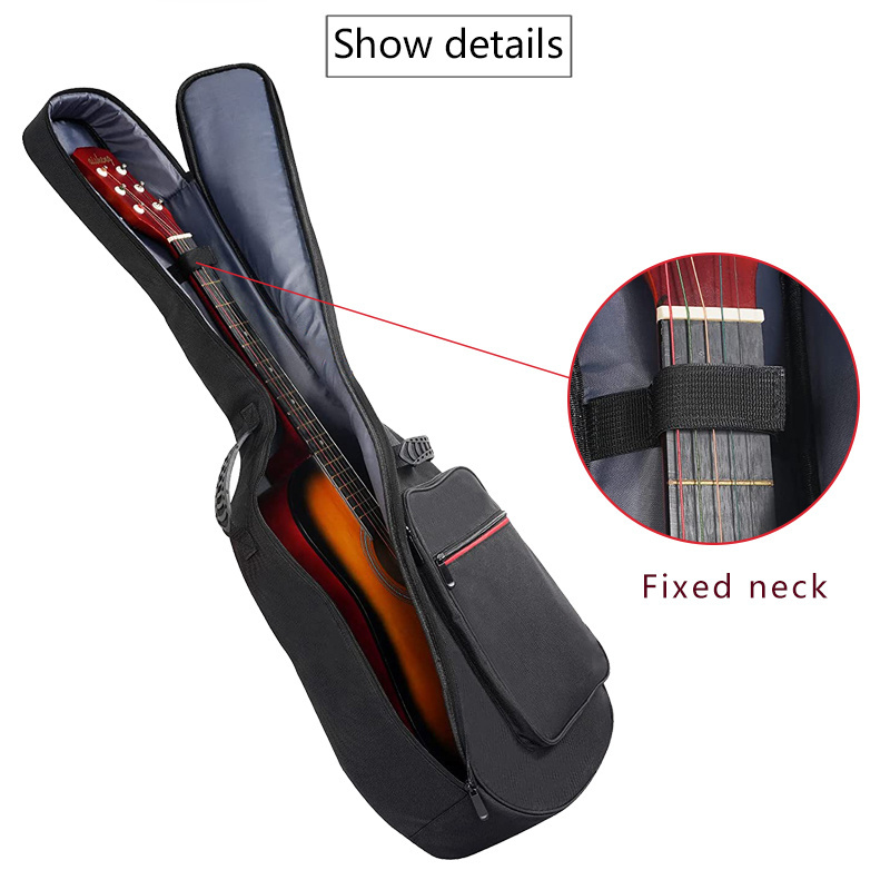 40 41 Inches Guitar Case For Acoustic Classical Guitars Soft With 10mm Padding Gig Bag Shoulder Straps