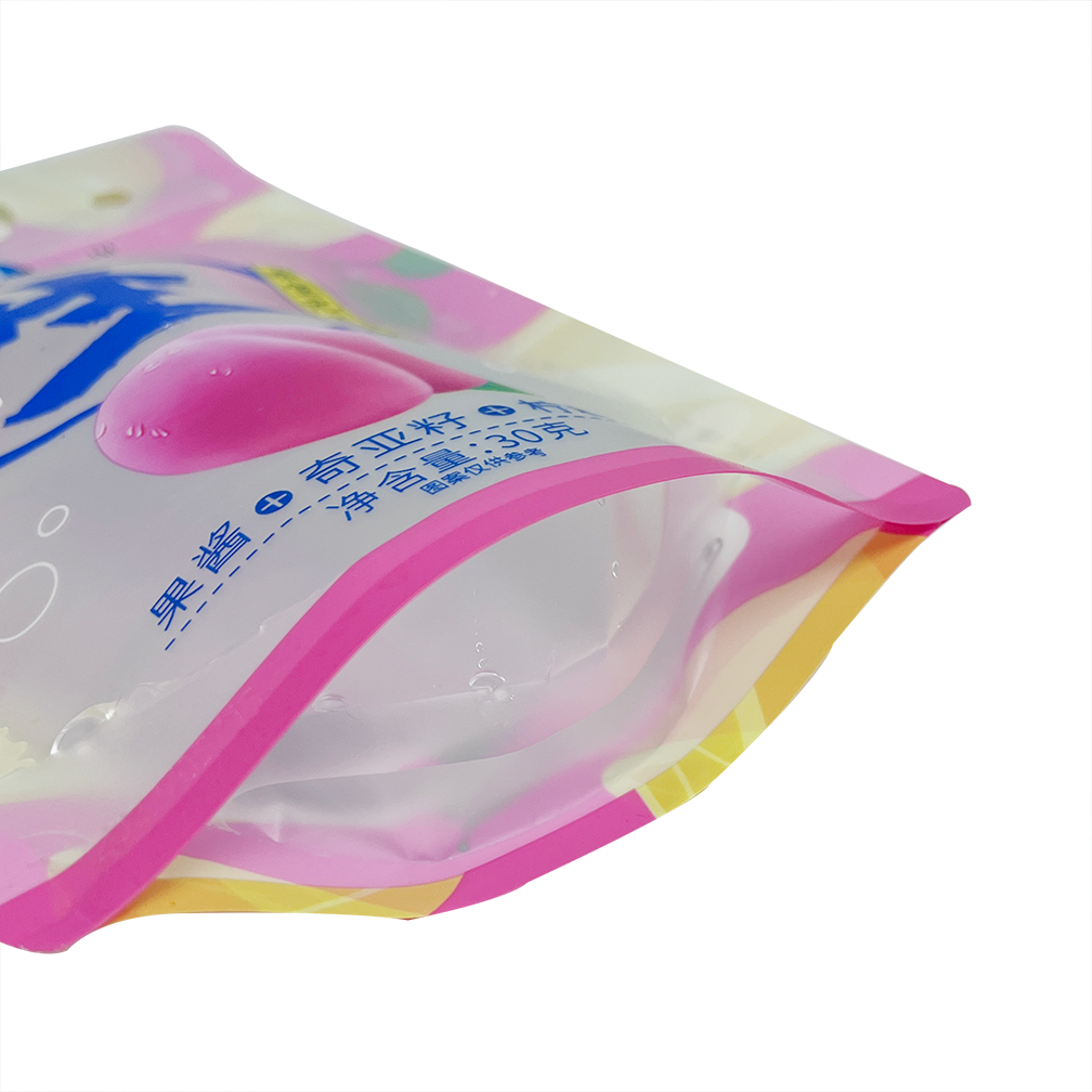 Juice Drink Bag Straw Bag Capri Sun Fruit Juice Pouch Zipper Bag Beverage Custom Plastic Manufacturers Plastic Tea Packaging PE