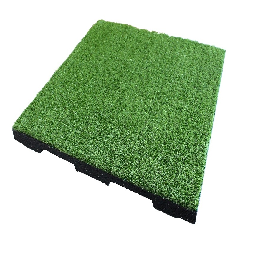 Hot Sale & High Quality Landscaping Garden Artificial Grass Tile Interlocking