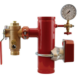 Fire sprinkler wet pipe system Riser Manifold