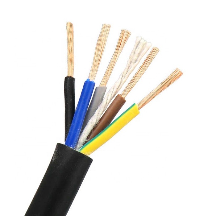 Electrical house wiring RVV 3X2.5mm2 power cable 2 core 3 core pvc inxulated electrical cables price flexible wire