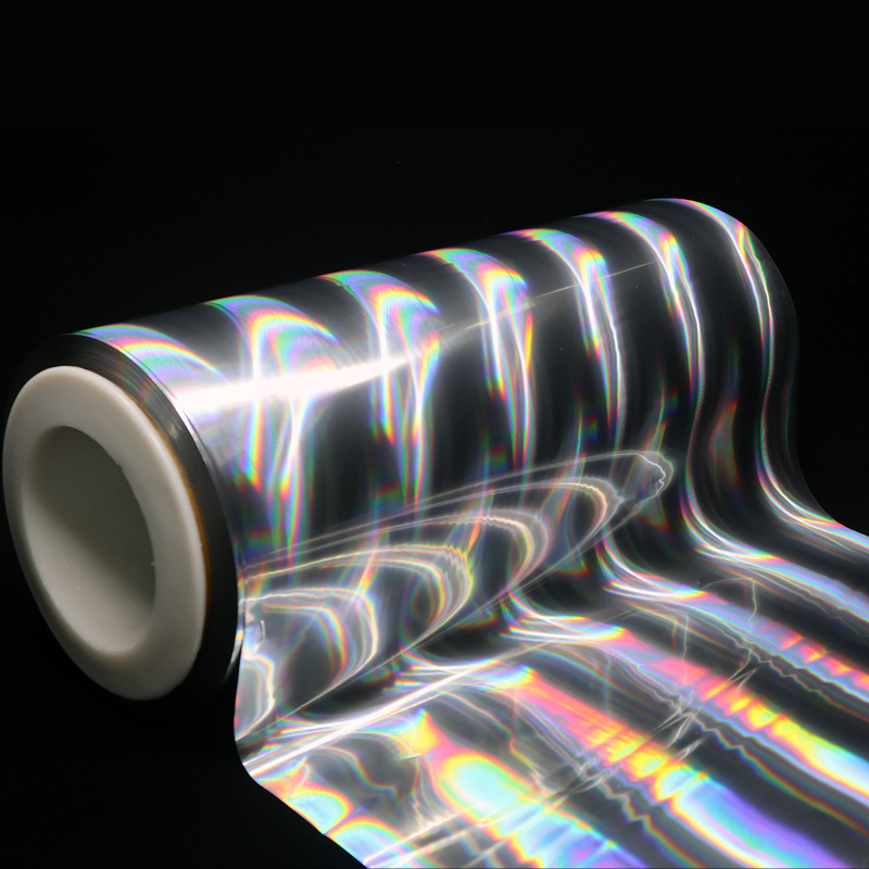 High Quantity Different Pattern PET BOPP Holographic Metallized Transparent Lamination Film for Paper Board