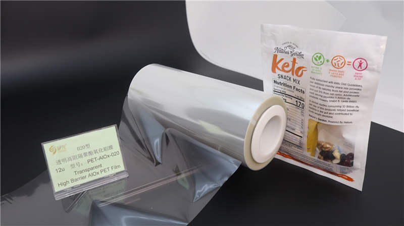 highly transparent coating of aluminium oxide on packaging films that gives the materials extremely high moisture