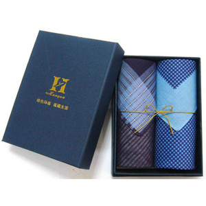 luxury square paper gift packing handkerchief boxes