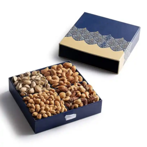 Customized Luxury Snacks Box for Hazelnut Walnut Kernels Cashew Dry Fruits Nuts