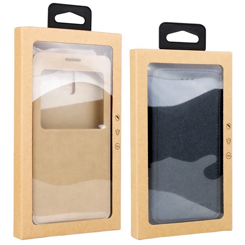 Kraft Paper Mobile Phone Case Electronic Product  Packaging Box For Iphone 12 Mini Pro Max