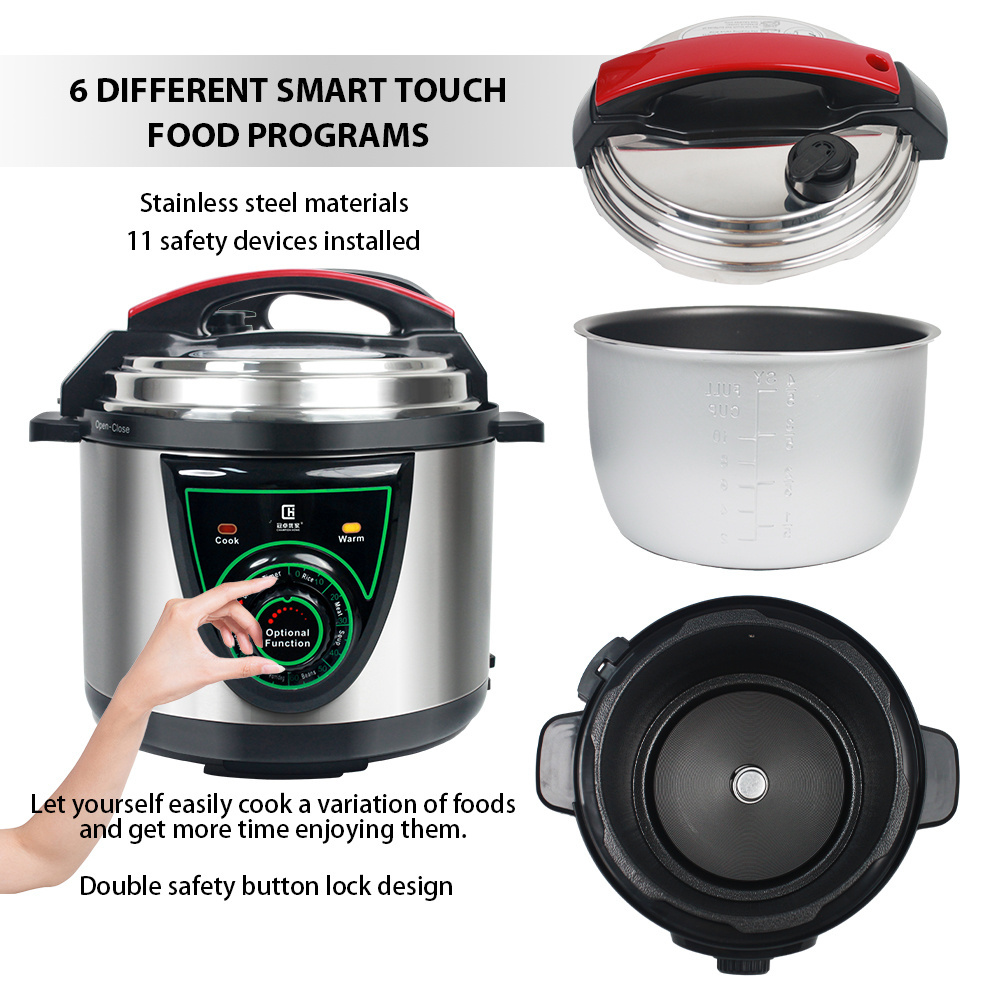 Smart Cooker 5L 900W Stainless steel steamer multi purpose microwaveable and pasta hot chef rice cooker