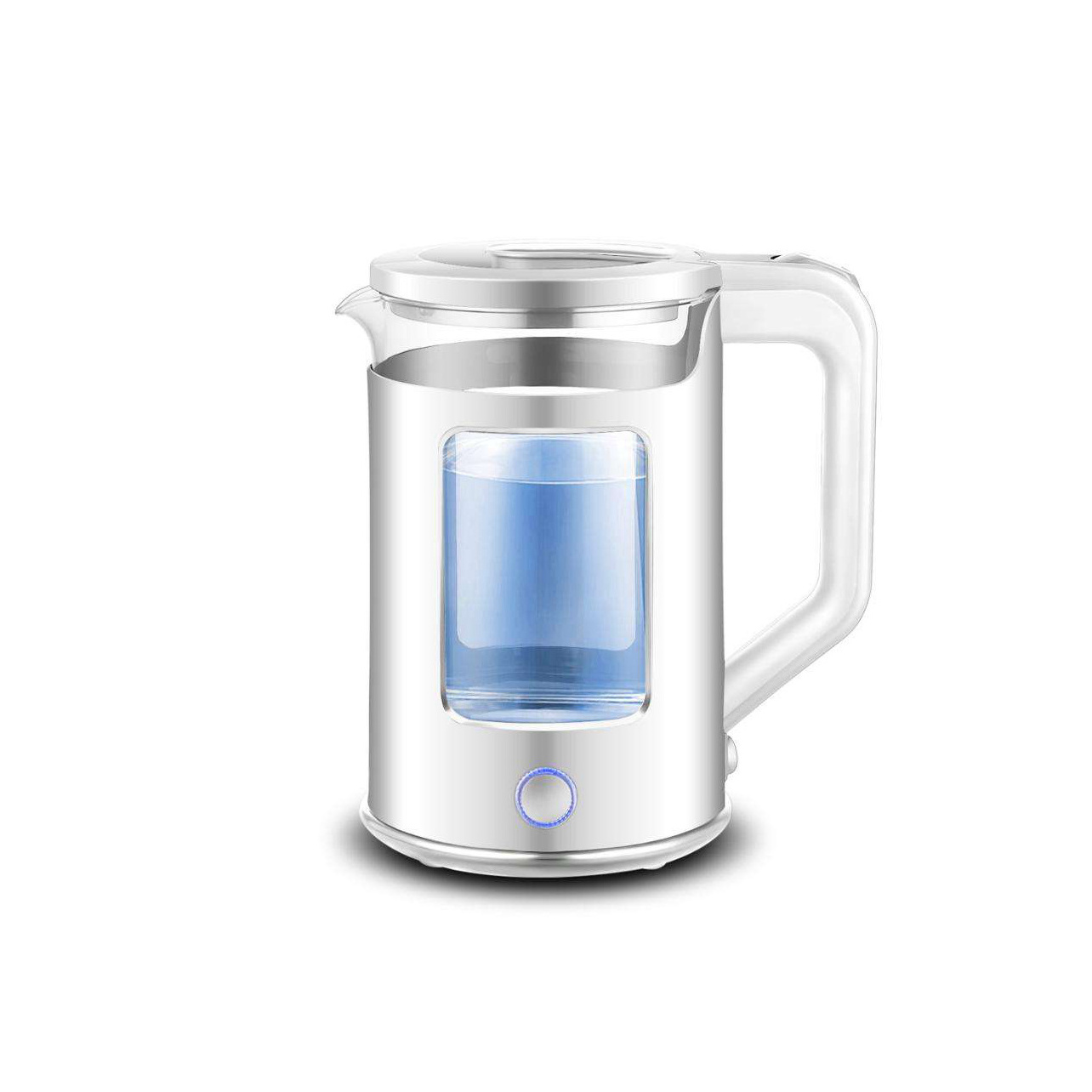 Glass Body Electric Kettle Tea Heater Temperature Control Health Led Light Keep Warm Smart Glass Water Electric Kettles