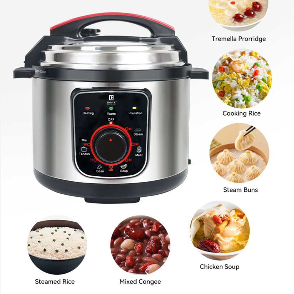 High quality beautiful programmed rotary knob control multifunctional instants pot duo 7-in-1 electric pressure cooker