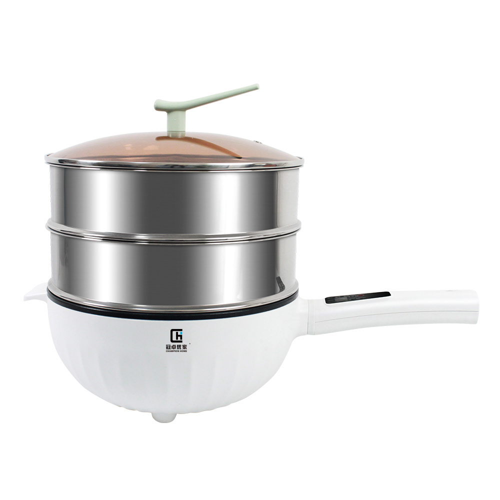 Hot Instant Cooker Pan Household Multifunctional Suitable For 1-2 People Portable Popular Multi-Purpose To Electric Cooking Pot