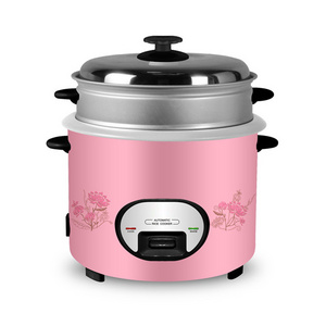 Automatic Cooking Aluminum Inner Pot with Non-Stick Coated Electric Straight Rice Cooker