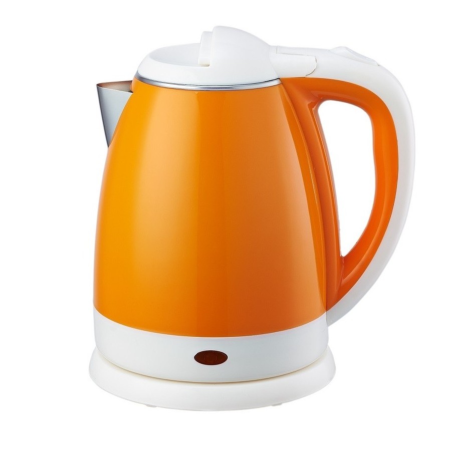 Double wall kettle double layers electric kettle 304 stainless steel PP plastic housing OEM factory price Rapid heating