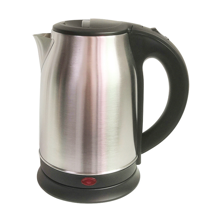 High Quality Instant Heat Kettle Spout Stainless Steel Silvery Double Sensor 1.8l 304ss Cordless Electric Kettle 1500W,1500 1.8