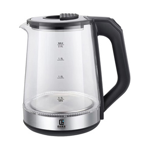 Wholesale 2 L Cordless Stainless Steel Water Kettle Easy Pouring Spout Kettle Overheating Protection Electric Kettle