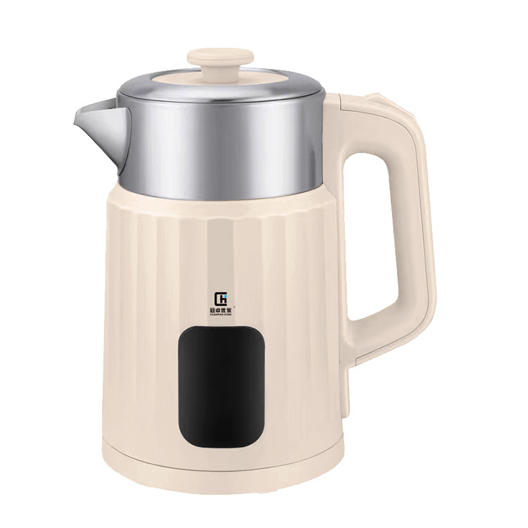 New Factory Direct Sales Smart Home Appliance Electric 1.8L Purple Water Boiler Double Wall Electric Kettle And Plastic Kettle