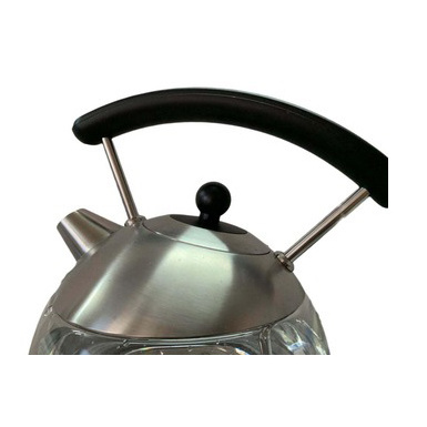 Electric Kettle UAE Market Tea Pot Dome Glass Short Spout Retro 1.8L Portable Kettle Stainless Steel Steel Color Customized 1800