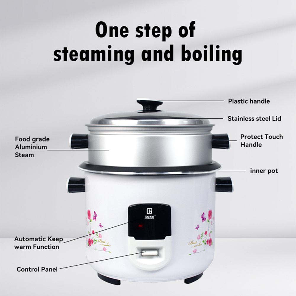 Cylinder Stainless steel Cookers Multi Manufacturer Straight National 5l 5.5l Household Electric Rice Cooker