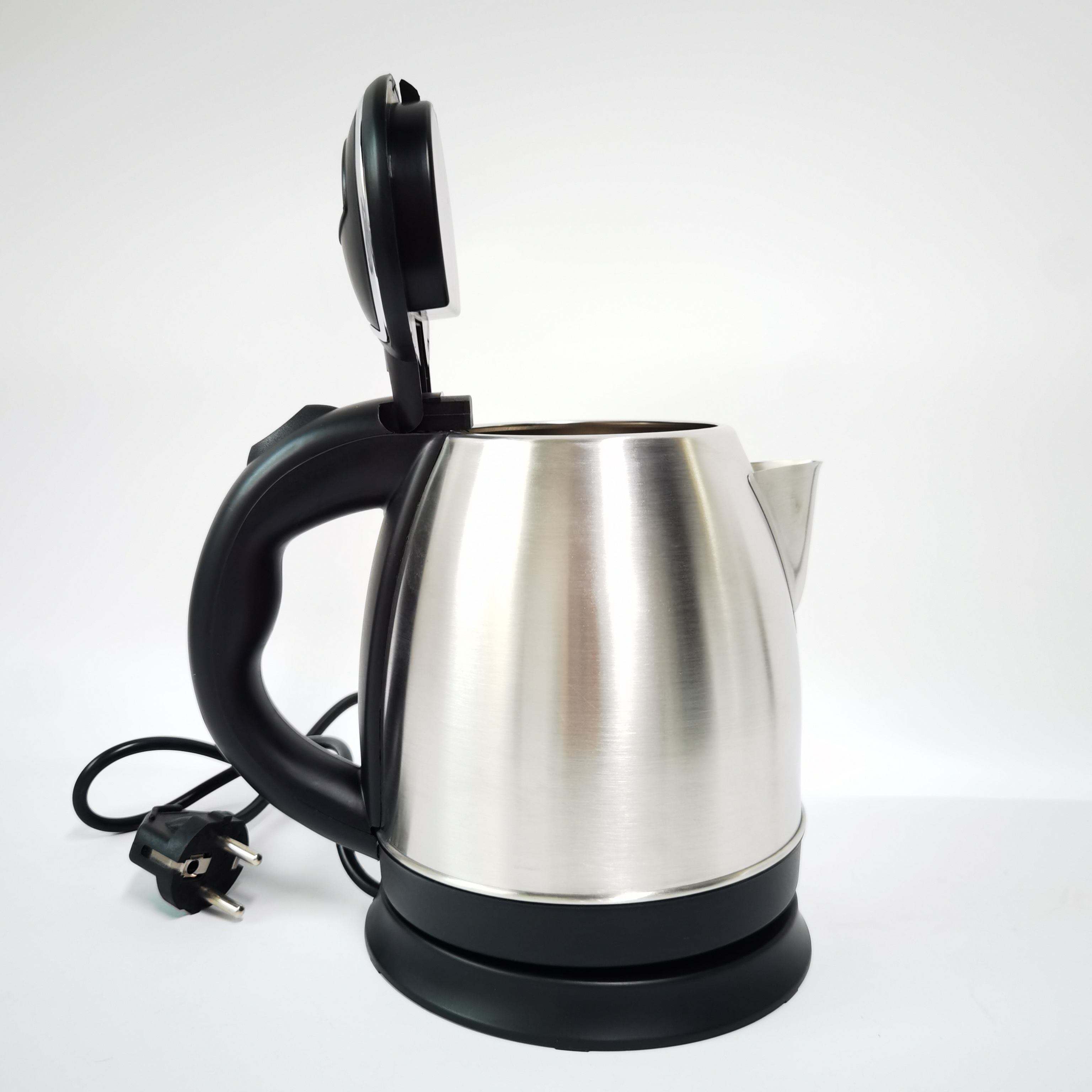 Wholesale five star hotel automatic plastic stainless steel electric water kettle 1.8L, 220V keep steel electric kettle