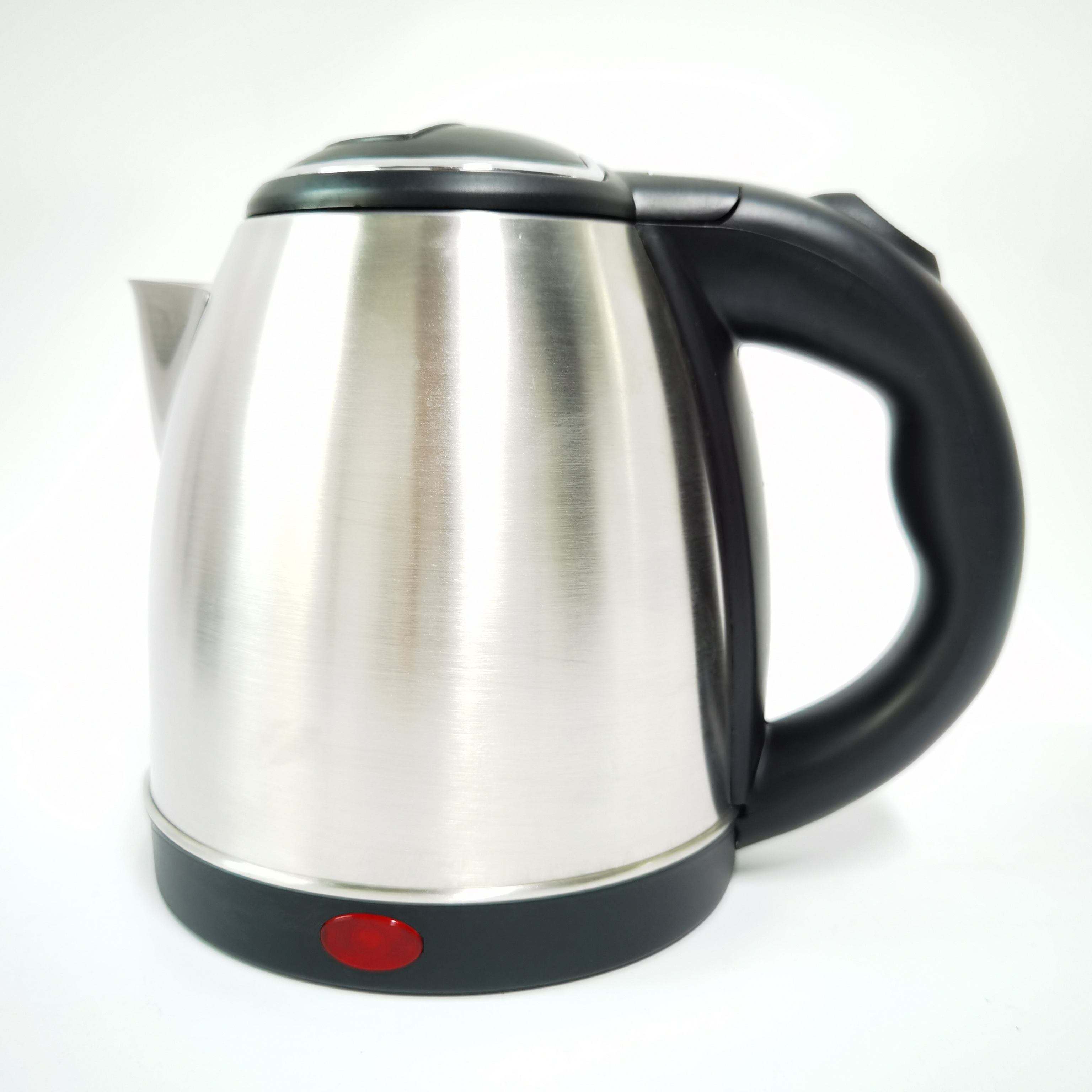 Wholesale five star hotel automatic plastic stainless steel electric water kettle 1.8L, 220V keep steel electric kettle