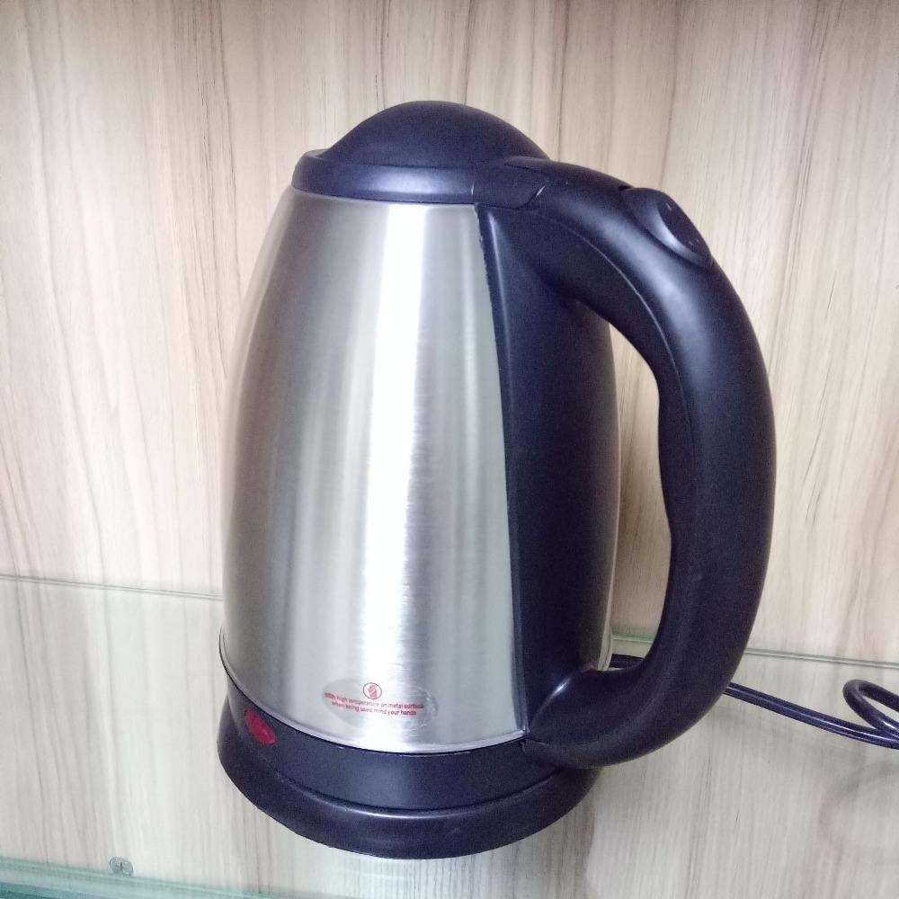 Popular Electric Kettle 1.8L Hot Water Kettle Stainless Steel Electric Kettle Wasserkocher Water Warmer elektrische ketel