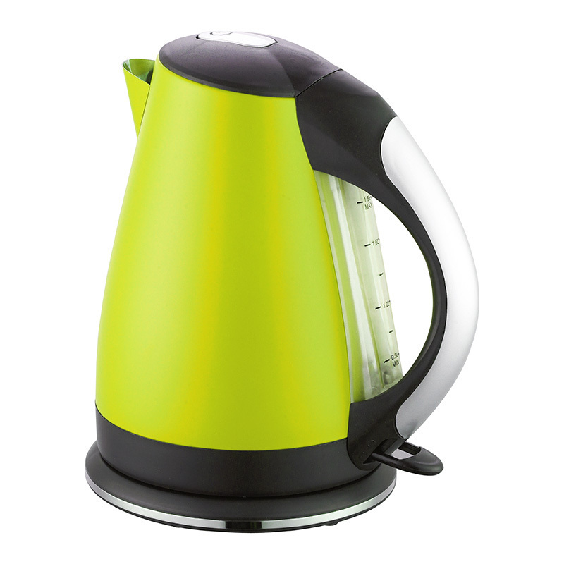 Heat Insulation Plastic 1.8L Automatic Open Lid Double Layer Rubber Stainless Steel Electric Kettle