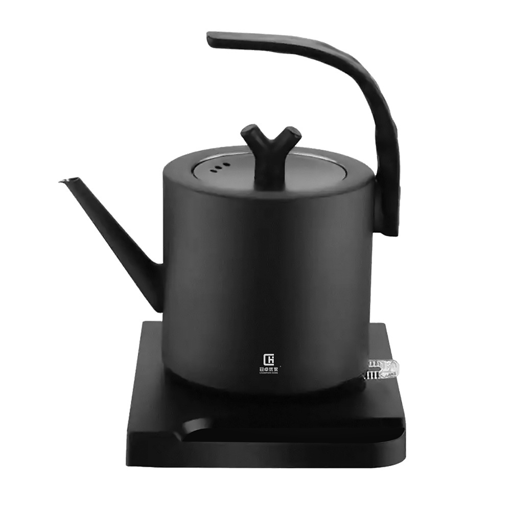 1L Stainless Steel Temperature Control Electric Pour-Over Gooseneck Kettle With Digital Panel Strix Controller White