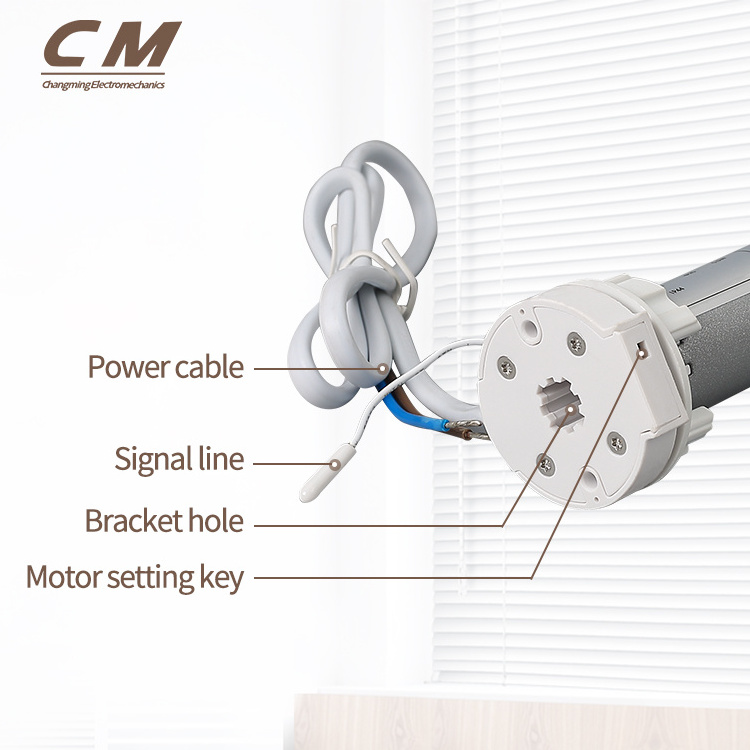 Hot Sale 25mm Tuya Wifi Zigbee Automatic Curtain Motor  Smart Blind Zebra Lithium Battery Motorized Roller Blinds Motor