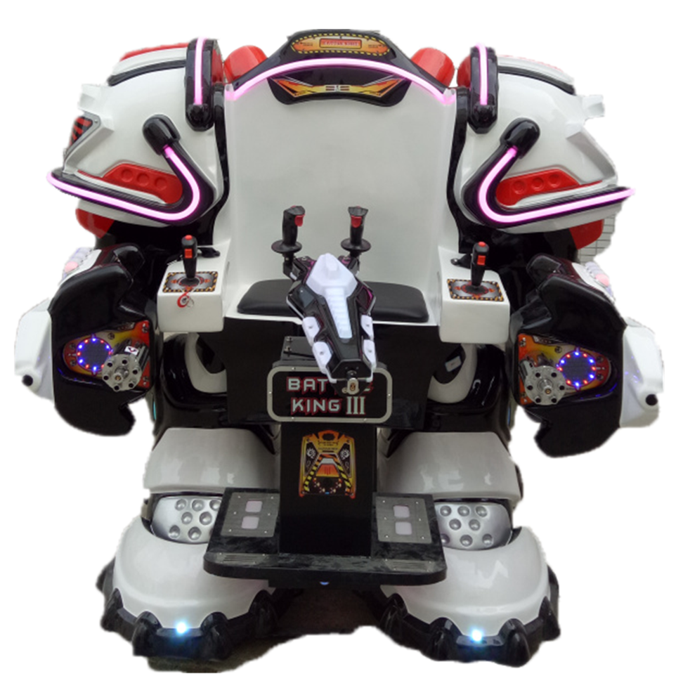 Hotselling Chargeable Amusement Park battle king 3 gen walking robot ride For Kids For Adult  For Sales