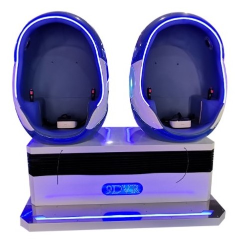 Coin Operated Amusement Park 2 Player 9D Egg Cinema Chair |9D Vr Seater Vr Seats Cinema For Shopping Mall for Sale