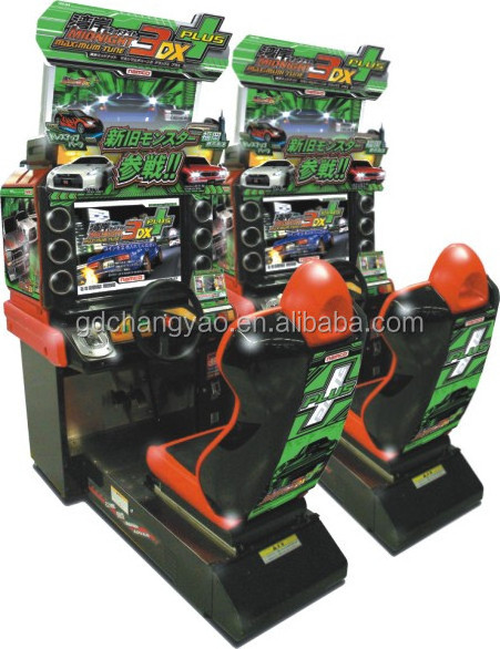 Coin Operated wangan midnight 3dx arcade car racing game machine for sale