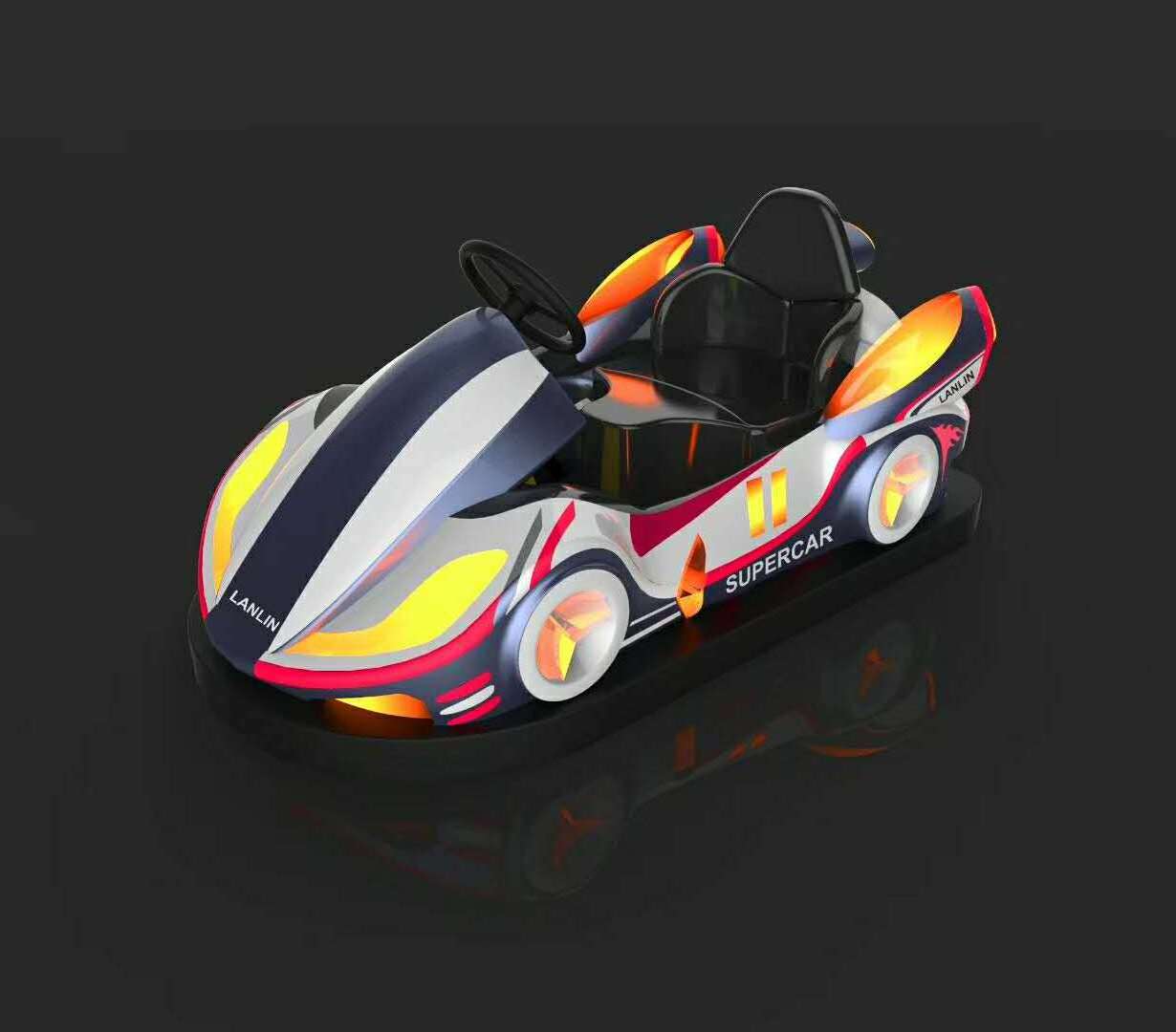 Hot Sale Coin Operated Arcade Indoor Sport Python Drift Car Kids Bumper Car Game Machines For Amusement Park For Sale