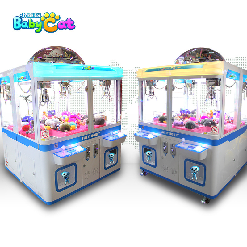 Small Claw Arcade Plush Toy Crane Vending Machine In Malaysia Manufacturer