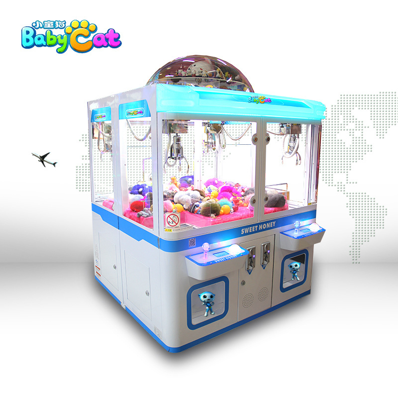 Small Claw Arcade Plush Toy Crane Vending Machine In Malaysia Manufacturer