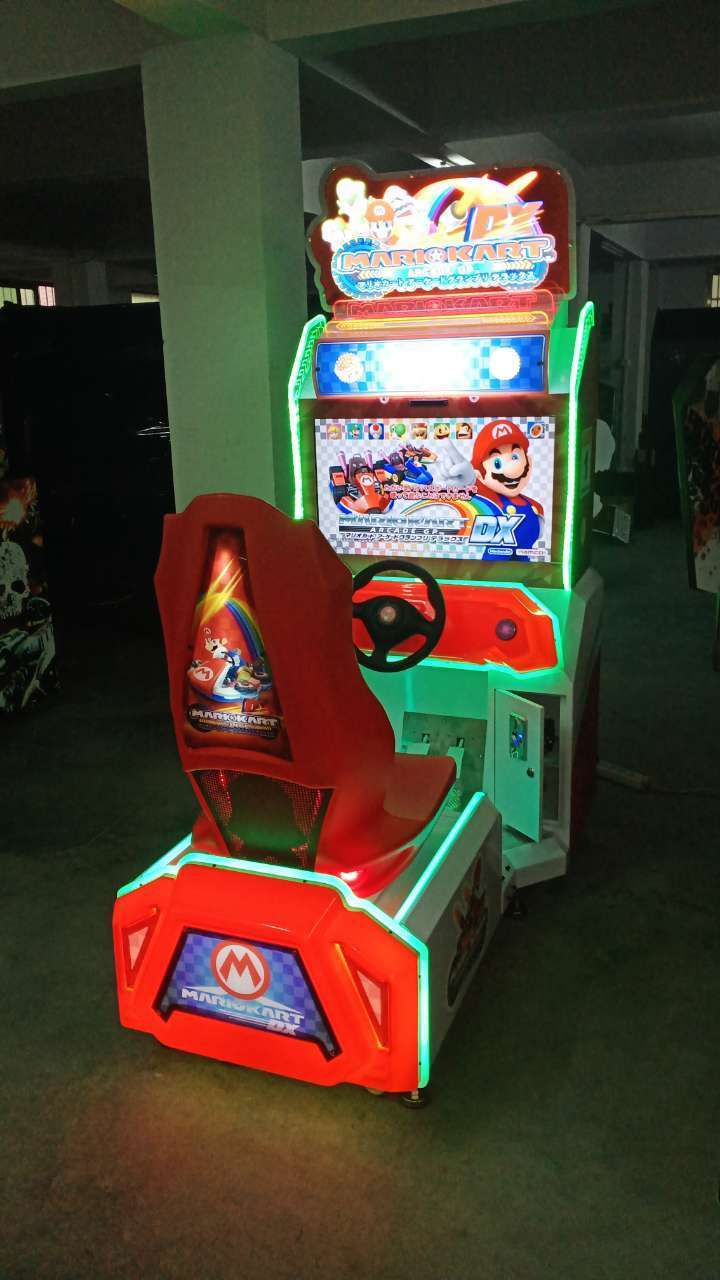 Hotselling Coin Operated Arcade 32 inch Mario DX full Japanese version Car Racing Video Simulator Game Machine For Sale