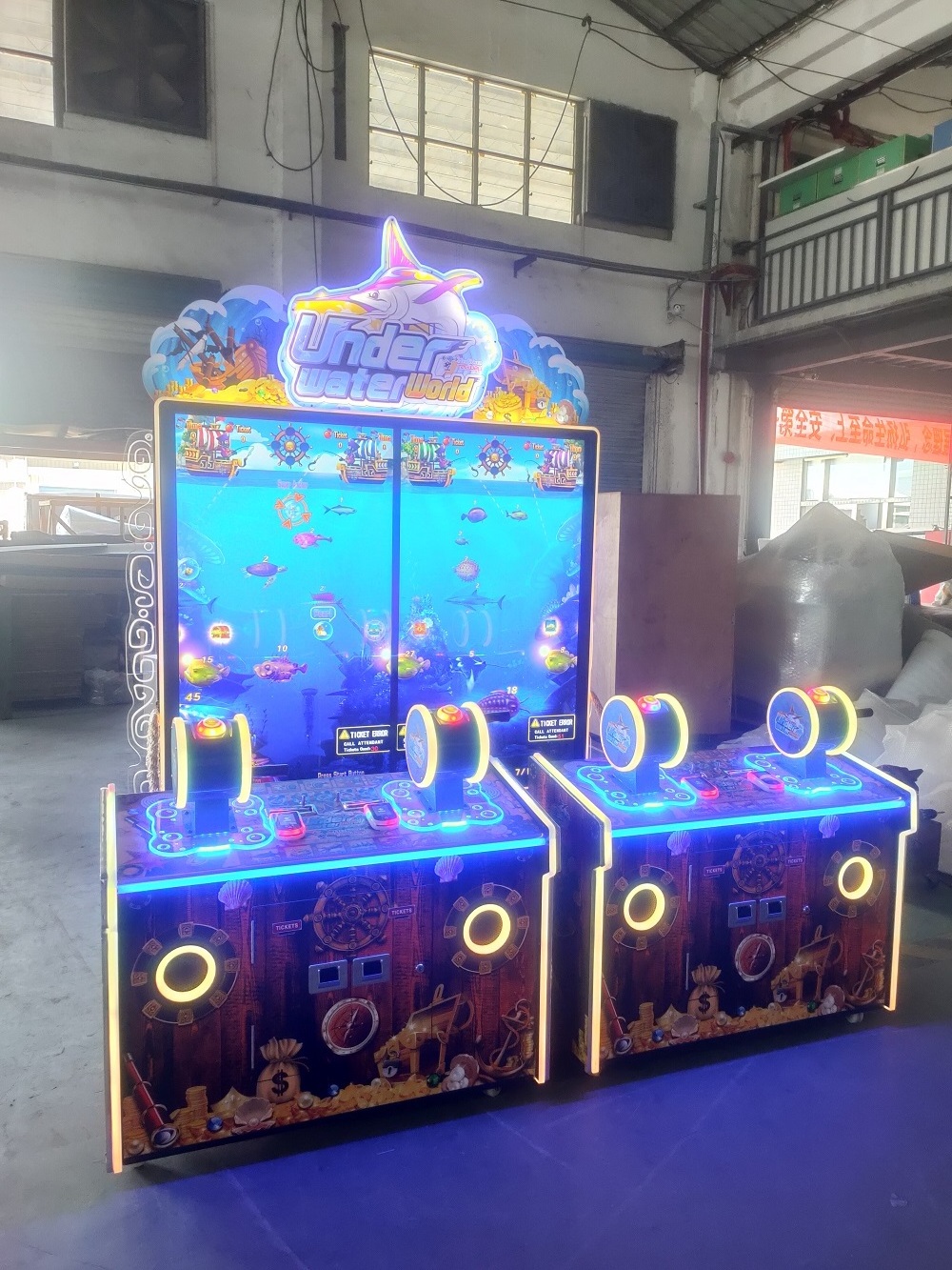 High Quality Indoor Coin Operated Underwater world  Go Fishing Lotter Redemption Arcade Video Game Machine For Sale