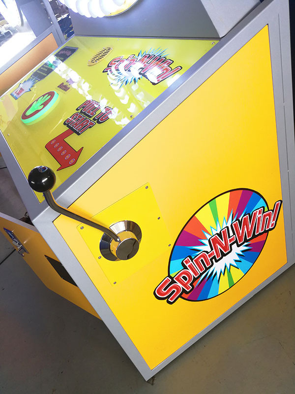 High Quality Indoor Sport Coin Operated Arcade Super Spin N Win Lottery Redemption Game Machines  For Amusement Park For Sale